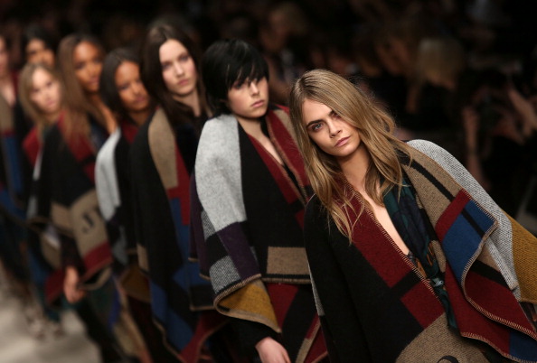 La sfilata Burberry Prorsum per l&#8217;autunno inverno 2014 &#8211; 2015 alla London Fashion Week