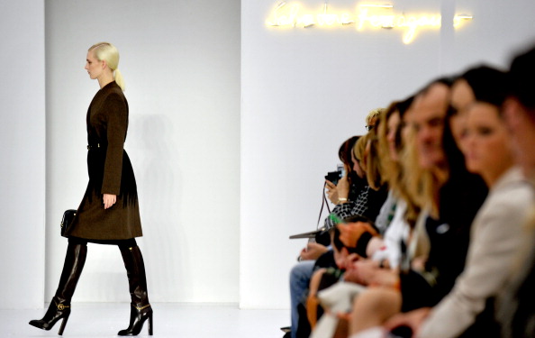 La sfilata Salvatore Ferragamo per l’autunno inverno 2014-2015 al Milano Moda Donna