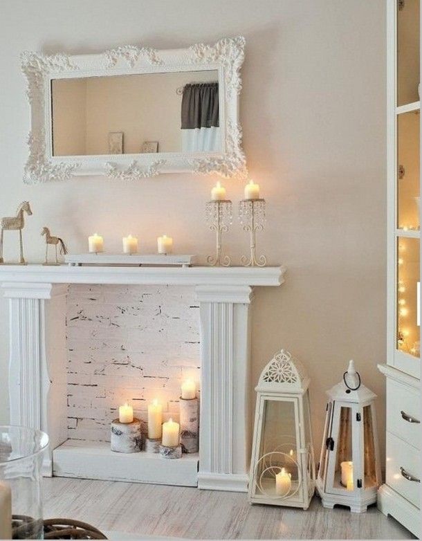 Arredamento total white nello stile shabby chic