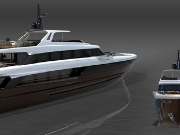 Yacht di lusso, concept BWA 41 per Benetti Sail Division