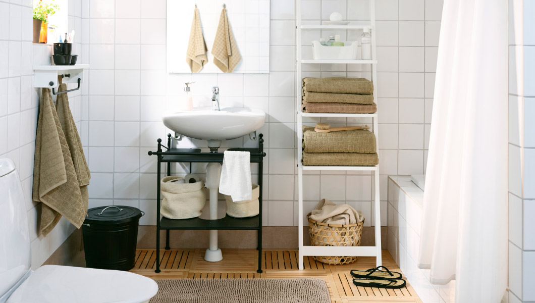 Le 5 soluzioni per il bagno piccolo dal catalogo Ikea 2014