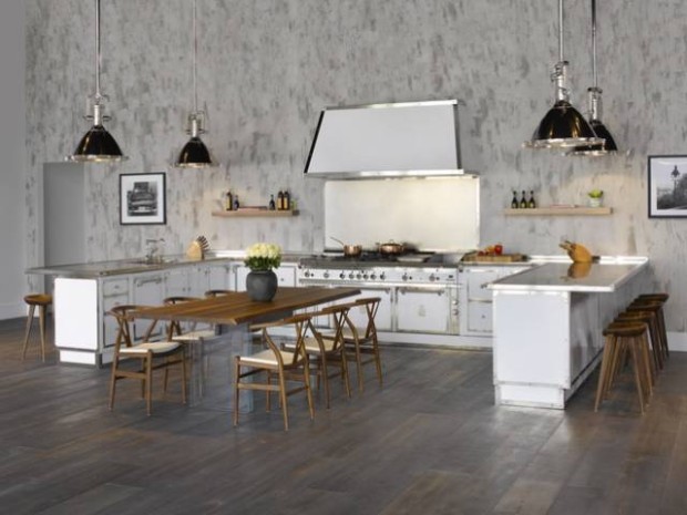 La nuova cucina di design Palm Beach con isola professionale