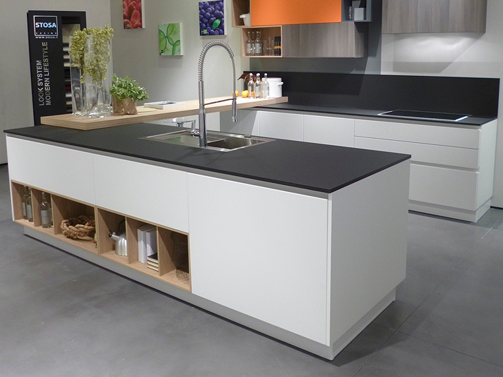 Cucine Stosa 2014, i nuovi piani cucina in FENIX NTMTM