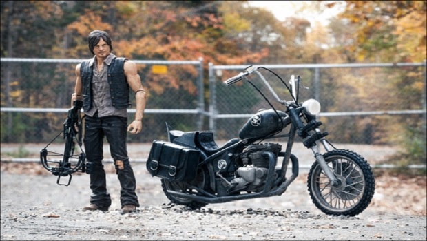 The Walking Dead: Daryl Dixon con Chopper della McFarlane Toys
