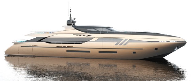 Superyacht Eurocraft 43 m Eldoris firmato Federico Fiorentino