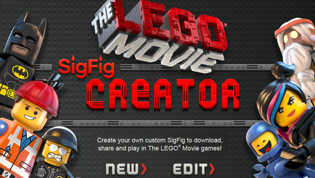 The Lego Movie: SigFig Creator per creare minifigure