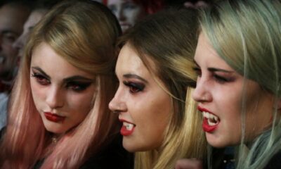 make up di Carnevale da vampiro