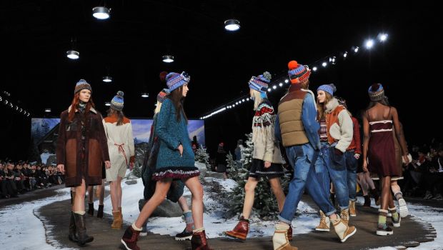 Sfilate New York Febbraio 2014: tartan e lusso preppy per Tommy Hilfiger, collezione AI 2014 2015