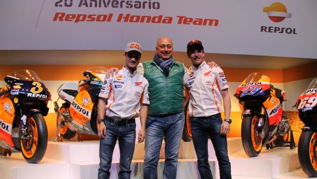 Team Repsol Honda MotoGP 2014: Gas Jeans veste Marc Marquez e Dani Pedrosa