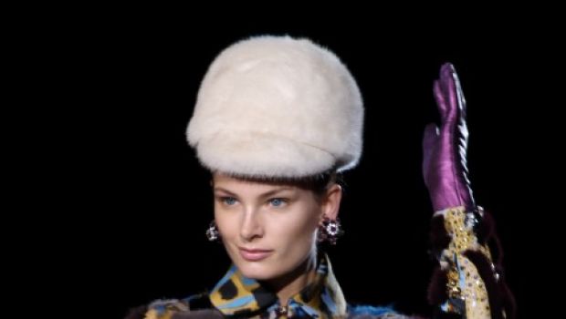 Sfilate Milano Moda Donna Febbraio 2014: la diva iconica di Dsquared2, collezione AI 2014 2015