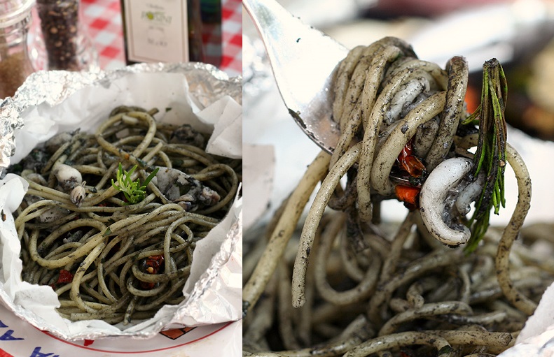 La pasta col nero di seppia con la ricetta tradizionale