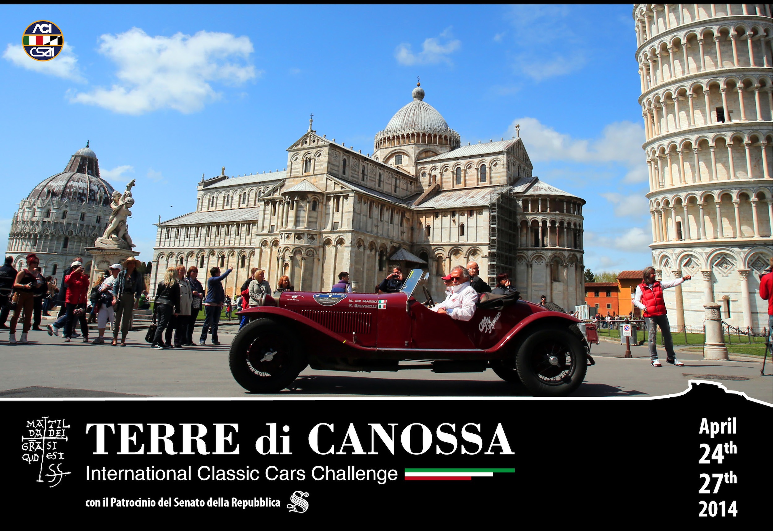 Terre di Canossa 2014, auto d&#8217;epoca di alto livello