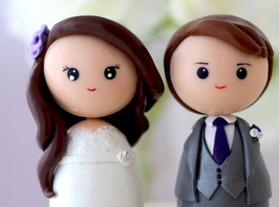 Cake topper per la torta nuziale: le tendenze per il matrimonio 2014
