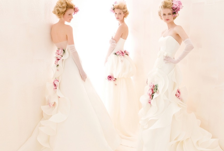 Gli abiti da sposa di tendenza per la primavera estate 2014