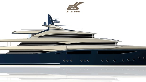 CRN verso la nascita di uno yacht di lusso di 77 metri