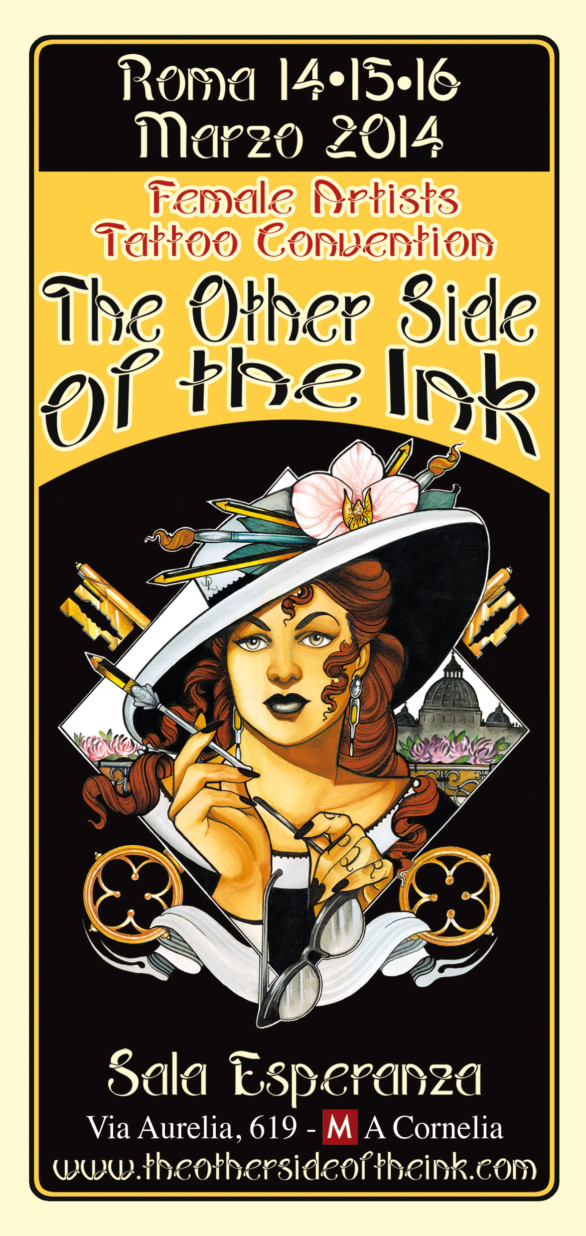 The Other Side Of The Ink: dal 14 al 16 marzo a Roma la prima &#8216;Female Tattoo Convention&#8217; al mondo