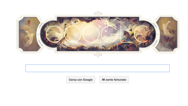 Giambattista Tiepolo nel Doodle di Google di oggi