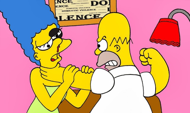 Contro la violenza sulle donne arrivano i Simpson di AleXsandro Palombo