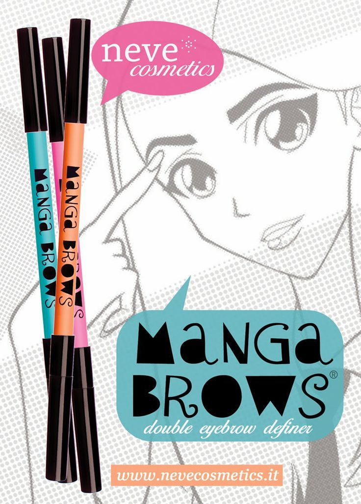 Neve Cosmetics lancia le Manga Brows, matite per sopracciglia perfette