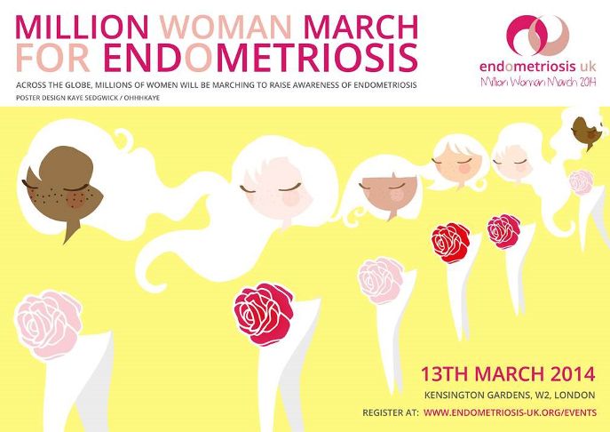 Endometriosi, a Roma la marcia mondiale il 13 marzo