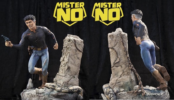Mister No: la statua della Infinite Statue dedicata al personaggio della Bonelli