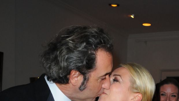 Oscar 2014 La Grande Bellezza: Paolo Sorrentino e Daniela in abiti Giorgio Armani e gioielli Damiani