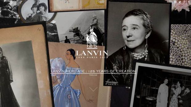 Lanvin 125 anniversario: la Maison svela il suo heritage online e sui social media