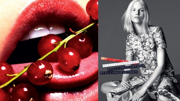 Stella McCartney campagna pubblicitaria primavera estate 2014: grafica audace e femminilità