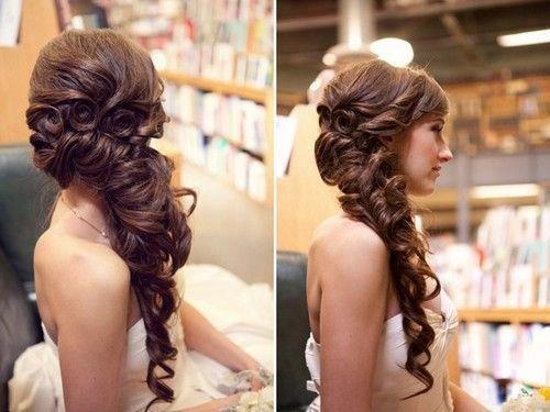 Capelli sposa semi raccolti