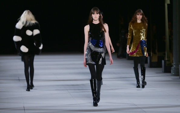 Saint Laurent donna autunno-inverno 2014 2015