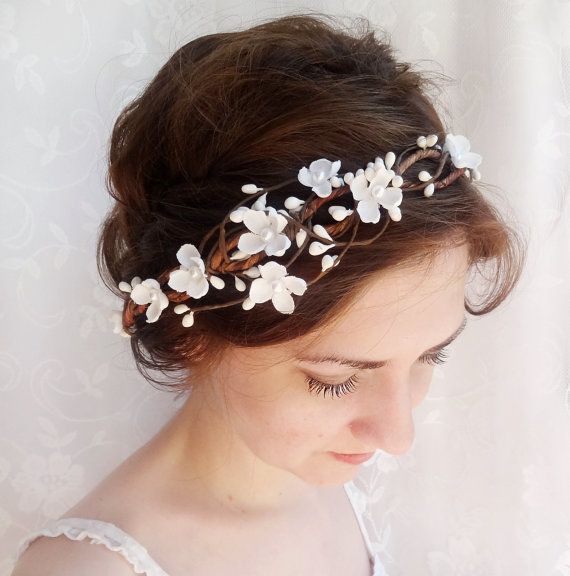 Capelli sposa con fiori 2014