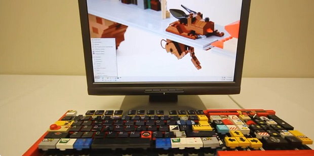 La tastiera Lego fai da te funzionante di Jason Allemann