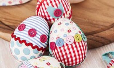 Uova di Pasqua con il patchwork