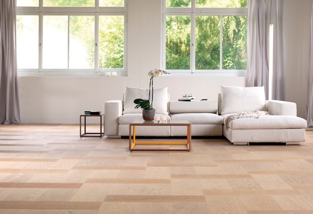 I nuovi parquet di design della linea Formpark di Bauwerk Parquet