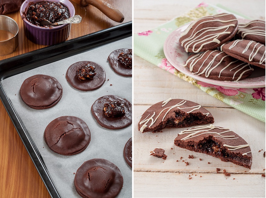 Come fare biscotti al cioccolato semplici o ripieni