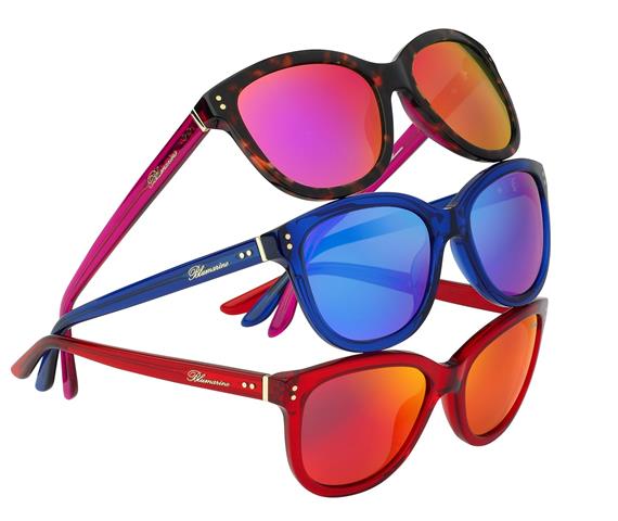 Blumarine occhiali da sole primavera estate 2014: la capsule collection flash Sun, le foto