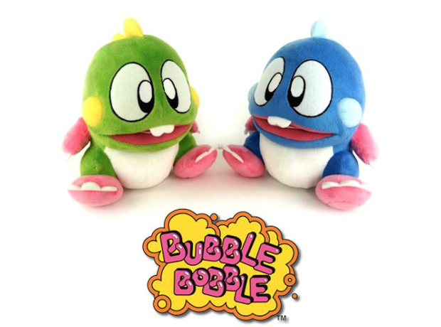 Bubble Bobble, i peluche del game anni 80