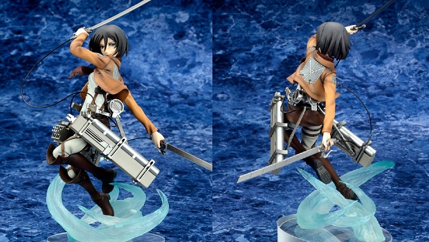 L&#8217;Attacco dei Giganti: l&#8217;action figure di Mikasa della Ques-Q