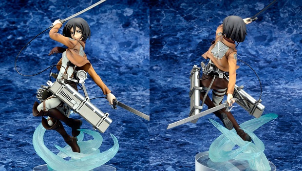 L’Attacco dei Giganti: l’action figure di Mikasa della Ques-Q