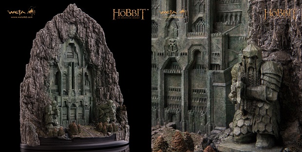 Lo Hobbit &#8211; Un Viaggio Inaspettato: ecco la scultura Front Gate to Erebor di Weta Collectibles