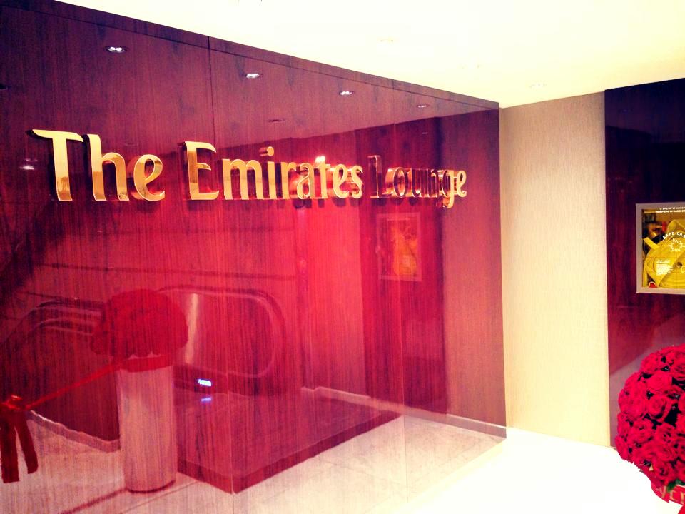 Lounge di lusso Emirates Fiumicino
