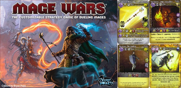 Mage Wars: arriva il nuovo gioco di carte della Asterion Press