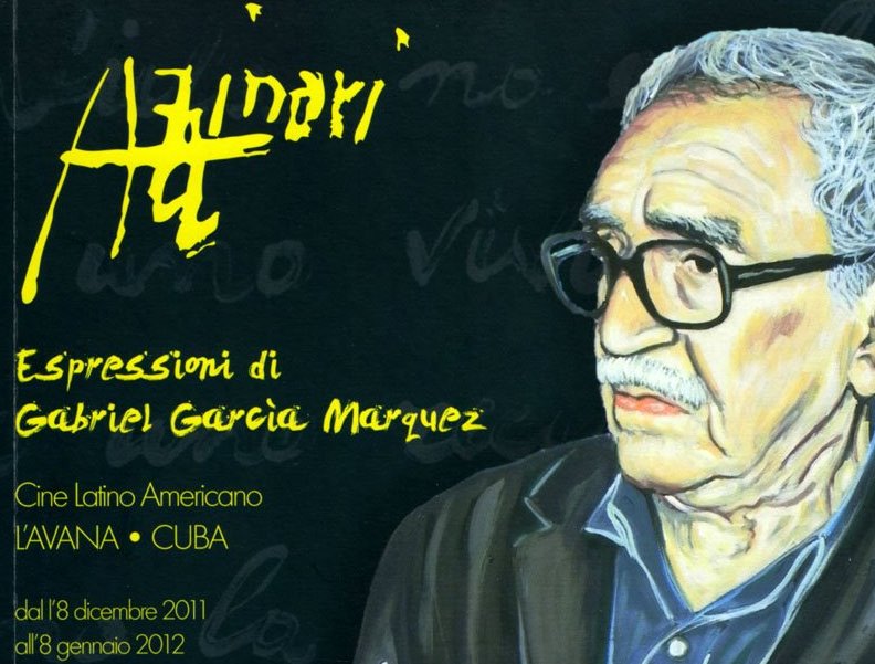 E&#8217; morto Gabriel García Márquez: il suo volto nei quadri di Franco Azzinari