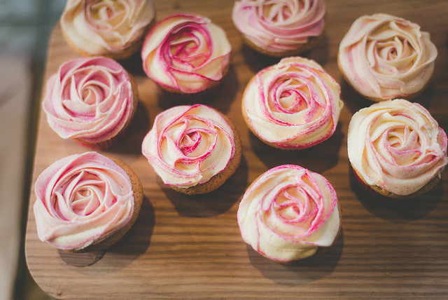 I muffin alle rose per la Festa della mamma