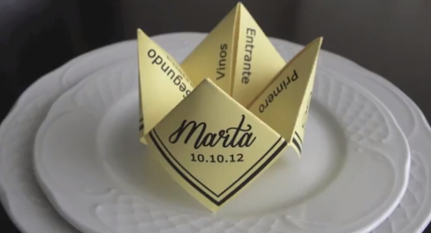 3 origami semplici fai da te da usare come addobbi per il matrimonio