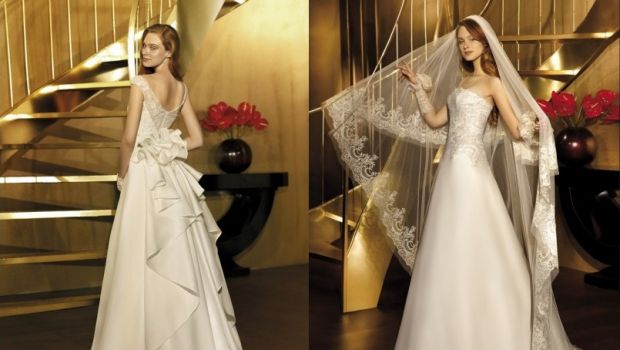 I vestiti da sposa Pignatelli in pizzo della collezione 2014