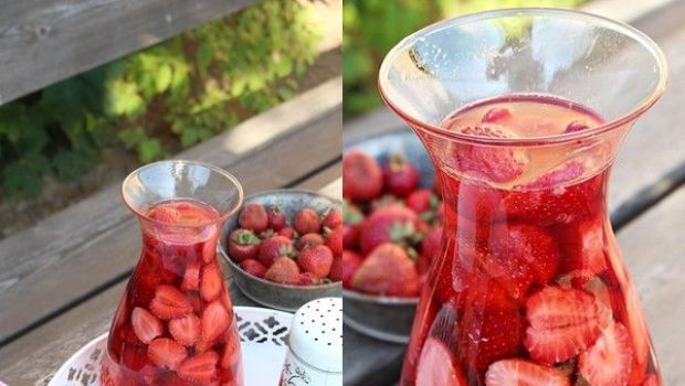 Il liquore alle fragole veloce da preparare per la festa della mamma