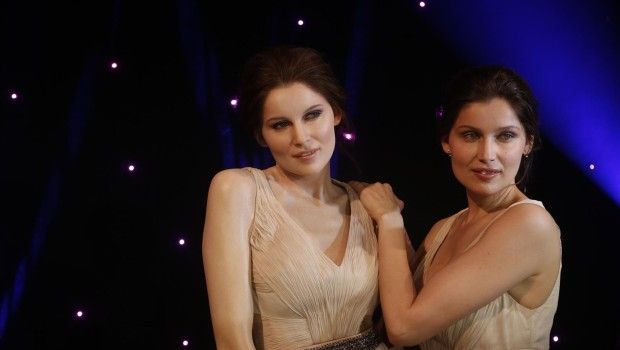 Laetitia Casta statua di cera: l&#8217;attrice in Roberto Cavalli al Museo Grévin a Parigi