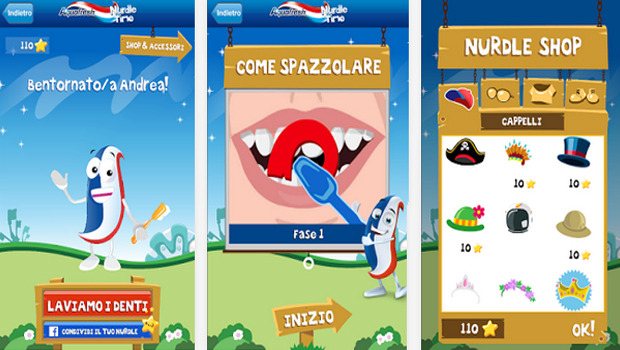 Nurdle Time: l&#8217;app per convincere i bambini a lavarsi i denti