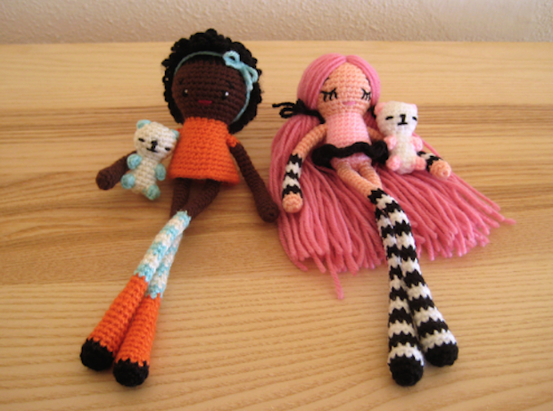 Le 4 bambole amigurumi da fare all’uncinetto